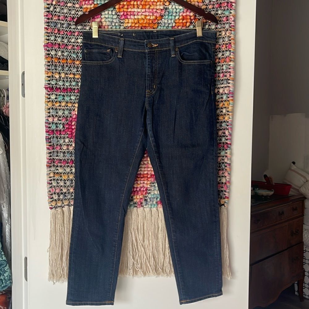 Ralph Lauren Denim & Supply crop skinny dark denim